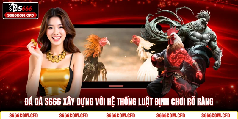 Đá gà S666 xây dựng với hệ thống luật định chơi rõ ràng